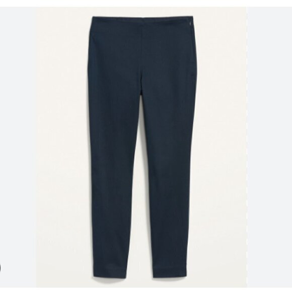 Old Navy High-Waisted Super Skinny Ankle Black Pants Size 8 Tall NWT - Picture 1 of 9